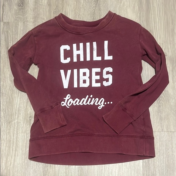 Maroon Chill Vibes Sweater - Picture 1 of 1